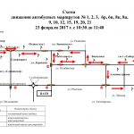 схема движения автобусов 23 февраля ПАТП
